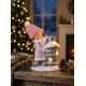 Decoration MagicHome Christmas, Girl with mailbox, 1 LED, 3xAA, ceramics, 31x23x43 cm Decoration MagicHome Christmas, Girl with mailbox, 1 LED, 3xAA, ceramics, 31x23x43 cm