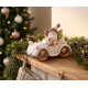 Decoration MagicHome Christmas, Santa in the car, ceramics, 46,50x19,50x31,50 cm Decoration MagicHome Christmas, Santa in the car, ceramics, 46,50x19,50x31,50 cm