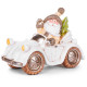 Decoration MagicHome Christmas, Santa in the car, ceramics, 46,50x19,50x31,50 cm Decoration MagicHome Christmas, Santa in the car, ceramics, 46,50x19,50x31,50 cm