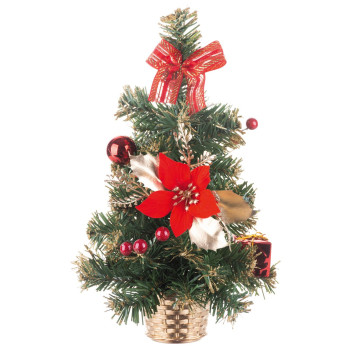 Christmas Tree MagicHome Christmas, decorated, red, 40 cm