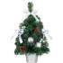 Christmas Tree MagicHome Christmas, decorated, silver, bow 40 cm