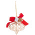 Decoration MagicHome Christmas, gold, 10x15 cm