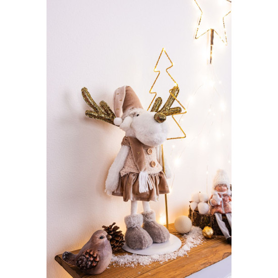 LED Рождественская фигурка MаgiсHome, Олененок, 10 LED, теплый белый, высота 50 см.