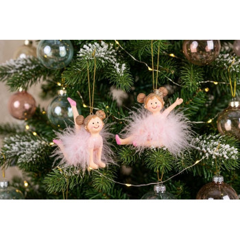Decoration MagicHome Christmas, Ballerina, polyresin, pendant, 9x4x7,5 cm Decoration MagicHome Christmas, Ballerina, polyresin, pendant, 9x4x7,5 cm