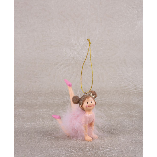 Decoration MagicHome Christmas, Ballerina, polyresin, pendant, 9x4x7,5 cm Decoration MagicHome Christmas, Ballerina, polyresin, pendant, 9x4x7,5 cm