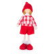 Decoration MagicHome Christmas, Boy in a checkered shirt, 32 cm Decoration MagicHome Christmas, Boy in a checkered shirt, 32 cm