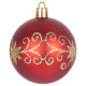 Globes MagicHome Christmas, 20 pcs, 6 cm, red, on the Christmas tree Globes MagicHome Christmas, 20 pcs, 6 cm, red, on the Christmas tree