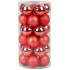 Globes MagicHome Christmas, 30 pcs, 6 cm, red, mix, on the Christmas tree