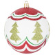 Globes MagicHome Christmas, 4 pcs, red - green, with ornaments, on the Christmas tree, 10 cm Globes MagicHome Christmas, 4 pcs, red - green, with ornaments, on the Christmas tree, 10 cm