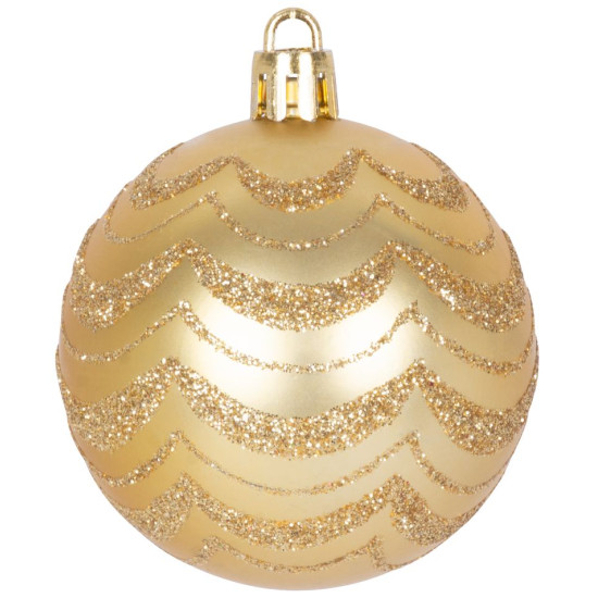 Globes MagicHome Christmas, set, 31 pcs, gold, on the Christmas tree Globes MagicHome Christmas, set, 31 pcs, gold, on the Christmas tree