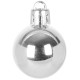 MagicHome jõulupallid, pakend. 12 tk, 3 cm, hõbedane, jõulupuu jaoks