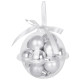 MagicHome jõulupallid, pakend. 12 tk, 3 cm, hõbedane, jõulupuu jaoks