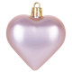 Decoration MagicHome Christmas, 8 pcs, 6 cm, hearts, pink, for the Christmas tree