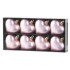 Decoration MagicHome Christmas, 8 pcs, 6 cm, hearts, pink, for the Christmas tree