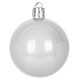 Globes MagicHome Christmas,10 pcs, white, on the Christmas tree, 5 cm