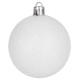 Globes MagicHome Christmas,10 pcs, white, on the Christmas tree, 6 cm Globes MagicHome Christmas,10 pcs, white, on the Christmas tree, 6 cm