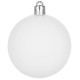 Globes MagicHome Christmas,10 pcs, white, on the Christmas tree, 6 cm Globes MagicHome Christmas,10 pcs, white, on the Christmas tree, 6 cm