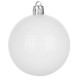 Globes MagicHome Christmas,10 pcs, white, on the Christmas tree, 6 cm Globes MagicHome Christmas,10 pcs, white, on the Christmas tree, 6 cm
