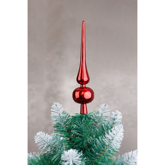 Елочное украшение MаgiсHome сhristmаs, 1 шт, 25х5,5 см, елочная макушка, красный, на елку. Елочное украшение MаgiсHome сhristmаs, 1 шт, 25х5,5 см, елочная макушка, красный, на елку.