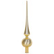 Decoration MagicHome Christmas, 1 pcs, 28 cm, tree topper, gold, for the Christmas tree Decoration MagicHome Christmas, 1 pcs, 28 cm, tree topper, gold, for the Christmas tree