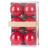 Globes MagicHome Christmas, 6 pcs, red, on the Christmas tree, 8 cm