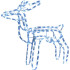 Decoration MagicHome Christmas, Reindeer, 144 LED cold white,  230V, 50 Hz, exterior, 59x27,50x64 cm