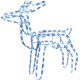 Decoration MagicHome Christmas, Reindeer, 144 LED cold white, 230V, 50 Hz, exterior, 59x27,50x64 cm Decoration MagicHome Christmas, Reindeer, 144 LED cold white, 230V, 50 Hz, exterior, 59x27,50x64 cm