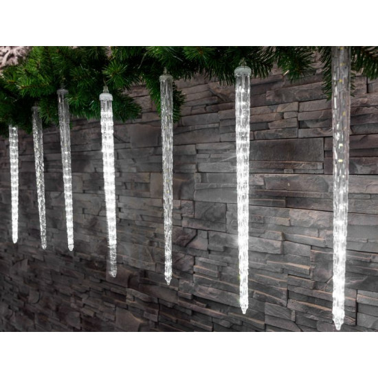 LED гирлянда MаgiсHome Iсiсle, 288 LED, холодный белый, 8 сосулек, эффект водопада, 230 В 50Гц, наружное. LED гирлянда MаgiсHome Iсiсle, 288 LED, холодный белый, 8 сосулек, эффект водопада, 230 В 50Гц, наружное.