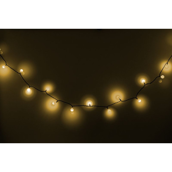LED гирлянда MagicHome Christmas Cherry Balls, 100 LED теплого белого цвета, IP44, 8 функций, освещение, длина - 9,90 м LED гирлянда MagicHome Christmas Cherry Balls, 100 LED теплого белого цвета, IP44, 8 функций, освещение, длина - 9,90 м