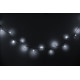 LED гирлянда MagicHome Christmas Cherry Balls, 100 LED, холодный белый, IP44, 8 функций, освещение, L-9,90 м LED гирлянда MagicHome Christmas Cherry Balls, 100 LED, холодный белый, IP44, 8 функций, освещение, L-9,90 м