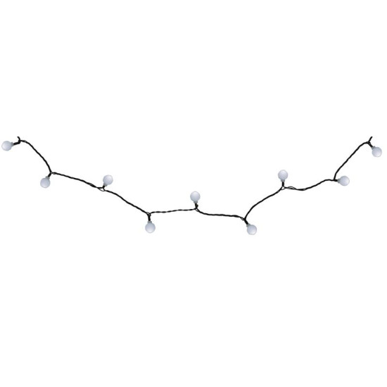 LED гирлянда MagicHome Christmas Cherry Balls, 100 LED, холодный белый, IP44, 8 функций, освещение, L-9,90 м LED гирлянда MagicHome Christmas Cherry Balls, 100 LED, холодный белый, IP44, 8 функций, освещение, L-9,90 м