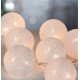 MagicHome Cotton Balls White chain, 10x LED warm white, PE/cotton, 2xAA, simple lighting, lighting, L-1.35 m MagicHome Cotton Balls White chain, 10x LED warm white, PE/cotton, 2xAA, simple lighting, lighting, L-1.35 m