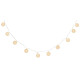 MagicHome Cotton Balls White chain, 10x LED warm white, PE/cotton, 2xAA, simple lighting, lighting, L-1.35 m MagicHome Cotton Balls White chain, 10x LED warm white, PE/cotton, 2xAA, simple lighting, lighting, L-1.35 m