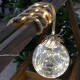 MagicHome Christmas Balldeco decoration, ball on a rope, 50x mLED warm white, 3xAA, IP20, interior, lighting, L-0.50 m MagicHome Christmas Balldeco decoration, ball on a rope, 50x mLED warm white, 3xAA, IP20, interior, lighting, L-0.50 m