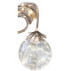 MagicHome Christmas Balldeco decoration, ball on a rope, 50x mLED warm white, 3xAA, IP20, interior, lighting, L-0.50 m MagicHome Christmas Balldeco decoration, ball on a rope, 50x mLED warm white, 3xAA, IP20, interior, lighting, L-0.50 m