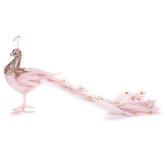 Jõulukuju MagicHome, Peacock, roosa, 50x20x23 cm.
