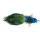 Jõulukuju MagicHome, Peacock, sinakasroheline, 24x12x32 cm. Jõulukuju MagicHome, Peacock, sinakasroheline, 24x12x32 cm.