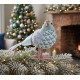 Bird MagicHome Christmas, blue 20x8x14 cm, feather