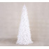 Decoration MagicHome Christmas, Christmas tree made of feathers, white, 24x60 cm