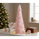 Jõulukaunistus MagicHome christmas, Sulepuu, roosa, 24x60 cm Jõulukaunistus MagicHome christmas, Sulepuu, roosa, 24x60 cm