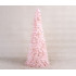 Jõulukaunistus MagicHome christmas, Sulepuu, roosa, 24x60 cm