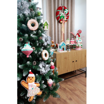 Decoration MagicHome Christmas, Gingerbread man, 19x3x32 cm