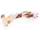 Jõulukaunistus MagicHome, Bird, kollane, 23 cm