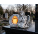 MagicHome decoration, Angel praying with candle, 1xLED, polyresin, for grave, 28x13x21.5 cm MagicHome decoration, Angel praying with candle, 1xLED, polyresin, for grave, 28x13x21.5 cm