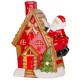 Jõulukuju MagicHome christmas, Maja jõuluvanaga katusel, LED, terrakota, 2xaaa, 27x13x34 cm Jõulukuju MagicHome christmas, Maja jõuluvanaga katusel, LED, terrakota, 2xaaa, 27x13x34 cm