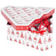 MagicHome Christmas balls, with trees, 6 pcs, 7.5 cm, red/white, for the Christmas tree MagicHome Christmas balls, with trees, 6 pcs, 7.5 cm, red/white, for the Christmas tree