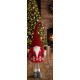 MagicHome Christmas figure, Elf, fabric, red, 32x22x130 cm MagicHome Christmas figure, Elf, fabric, red, 32x22x130 cm