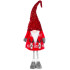 MagicHome Christmas figure, Elf, fabric, red, 32x22x130 cm