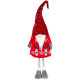 MagicHome Christmas figure, Elf, fabric, red, 32x22x130 cm MagicHome Christmas figure, Elf, fabric, red, 32x22x130 cm