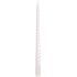 Jõuluküünal MagicHome, 25 cm, pak. 2 tk, valge, spiraalne, keerutatud